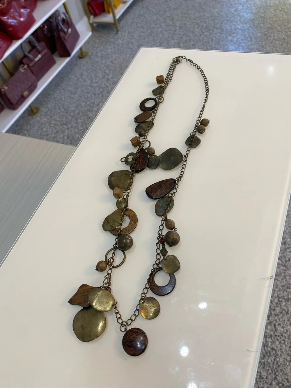 Wooden and metal beads